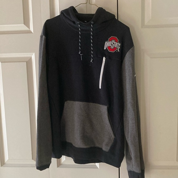 Nike Other - Nike Ohio State color lock hoodie large black & gray sweatshirt mens